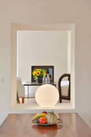 Blick ins Wohnzimmer